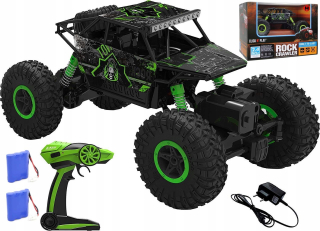 RC AUTO TERÉNNE RC AUTO VEĽKÉ KOLESÁ 2 MOTORY 4X4 1:18